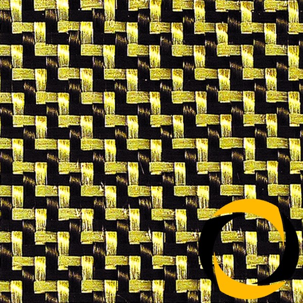 Kohle-/Aramidgewebe 210 g/m² (Aero, KP) 100 cm